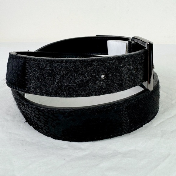 Liz Claiborne Black Patchwork Belt - Picture 5 of 8